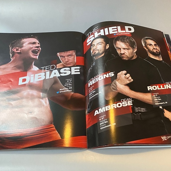 WWE Official Program Poster - Picture 6 of 6